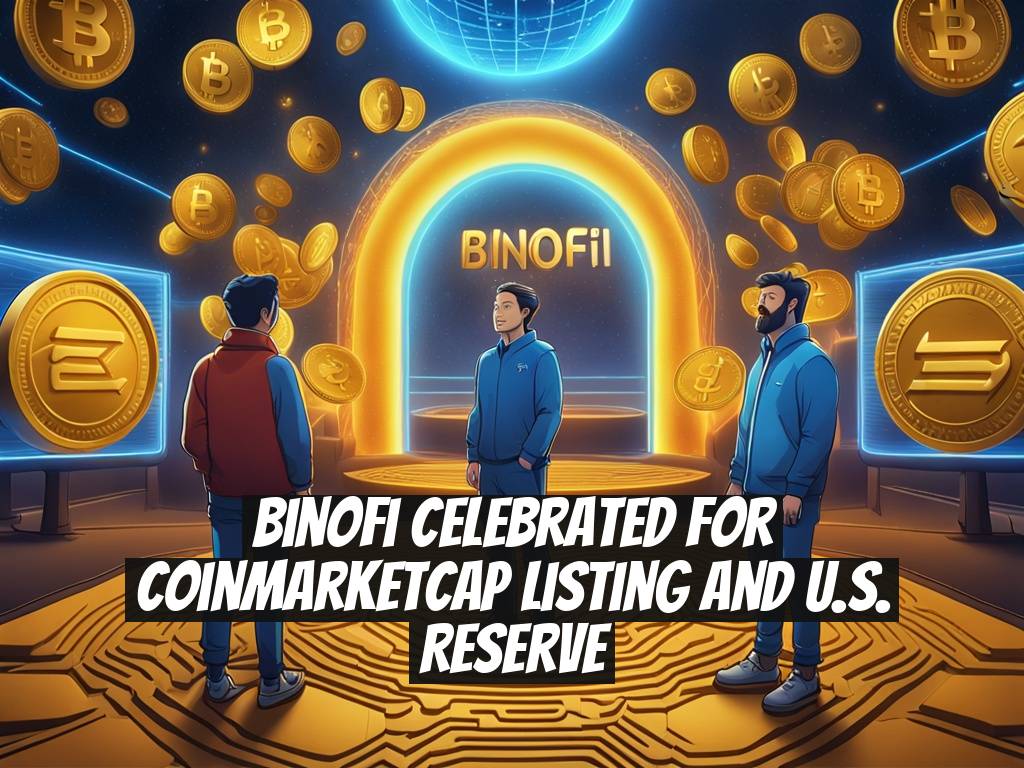 BinoFi Celebrated for CoinMarketCap Listing and U.S. Reserve