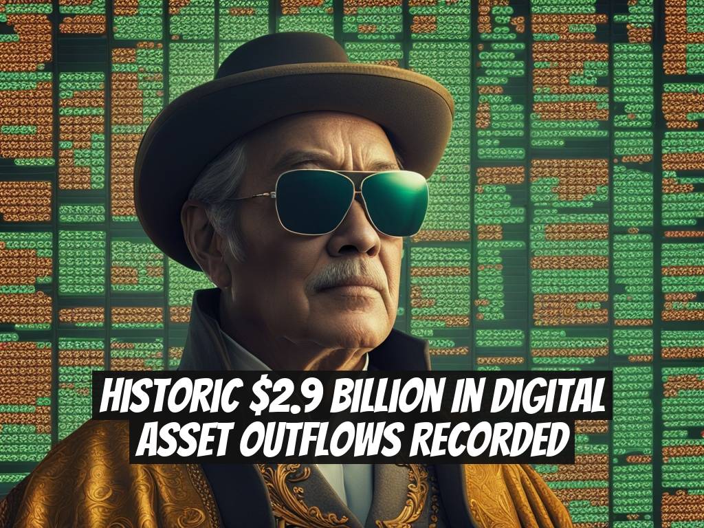 Historic $2.9 Billion in Digital Asset Outflows Recorded