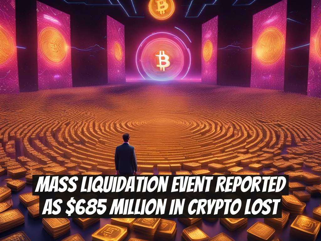 Mass Liquidation Event Reported as $685 Million in Crypto Lost