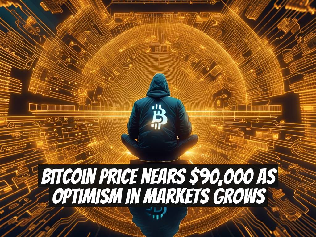 Bitcoin Price Nears $90,000 as Optimism in Markets Grows