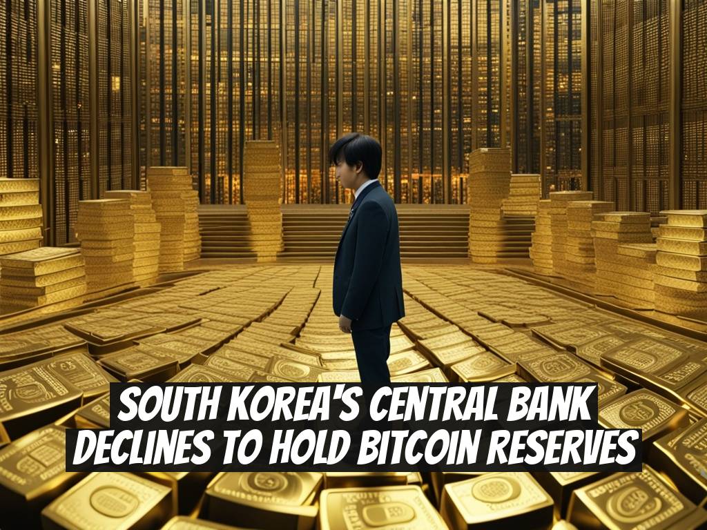 South Korea's Central Bank Declines to Hold Bitcoin Reserves