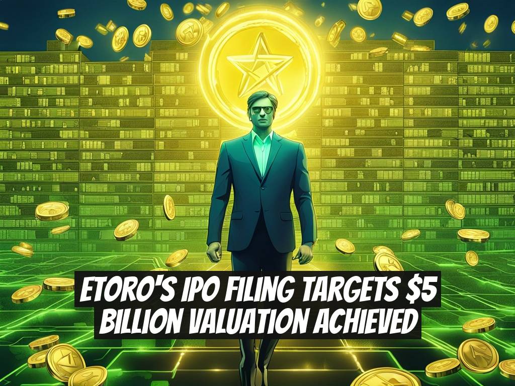 eToro's IPO Filing Targets $5 Billion Valuation Achieved