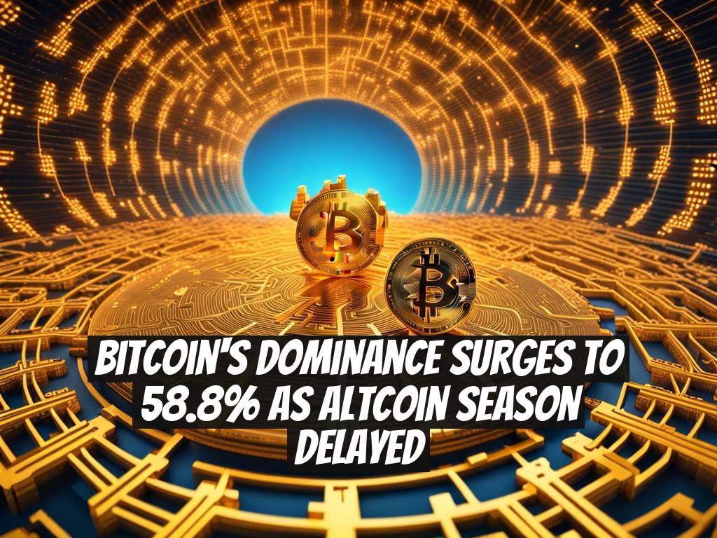 Bitcoin's Dominance Surges to 58.8% as Altcoin Season Delayed