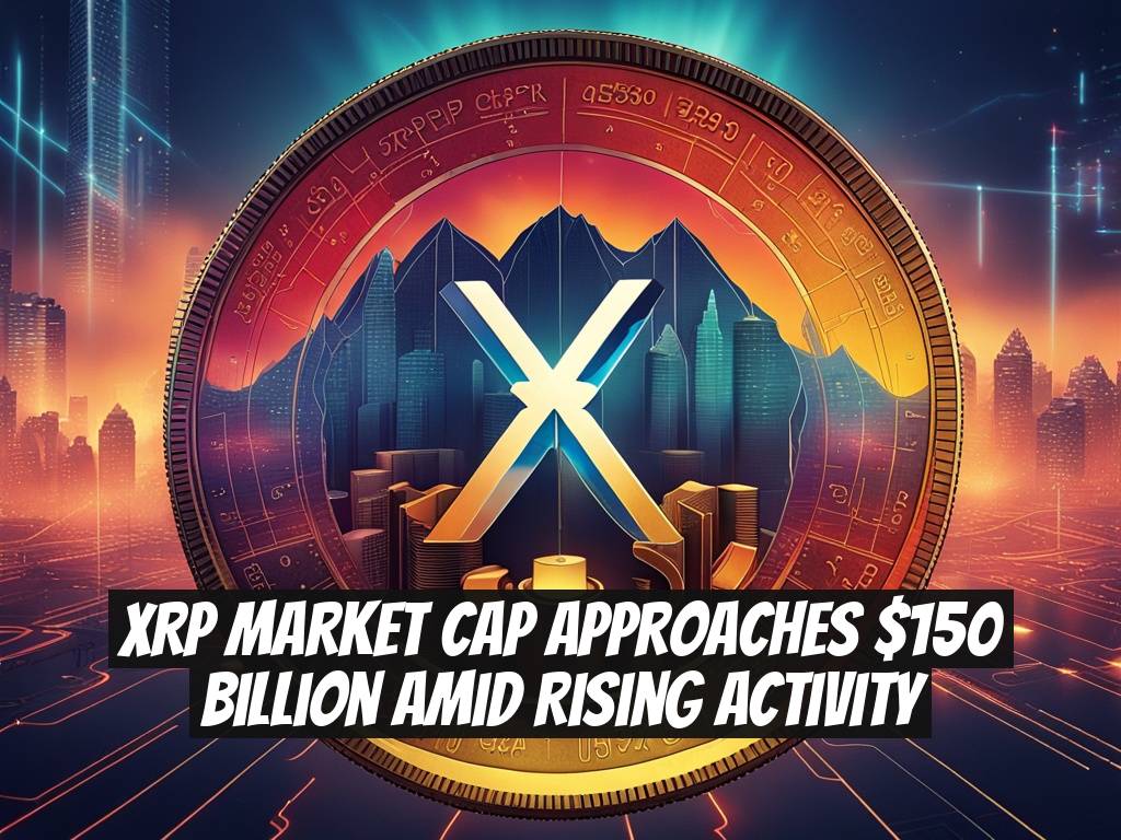 XRP Market Cap Approaches $150 Billion Amid Rising Activity