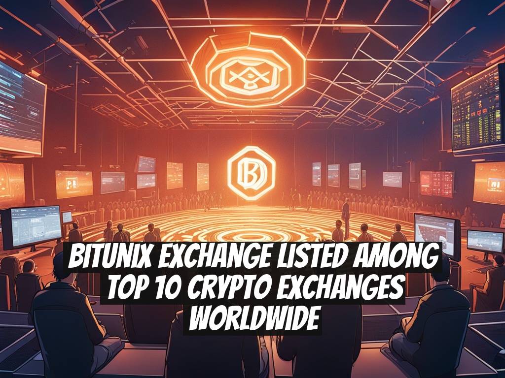 Bitunix Exchange Listed Among Top 10 Crypto Exchanges Worldwide