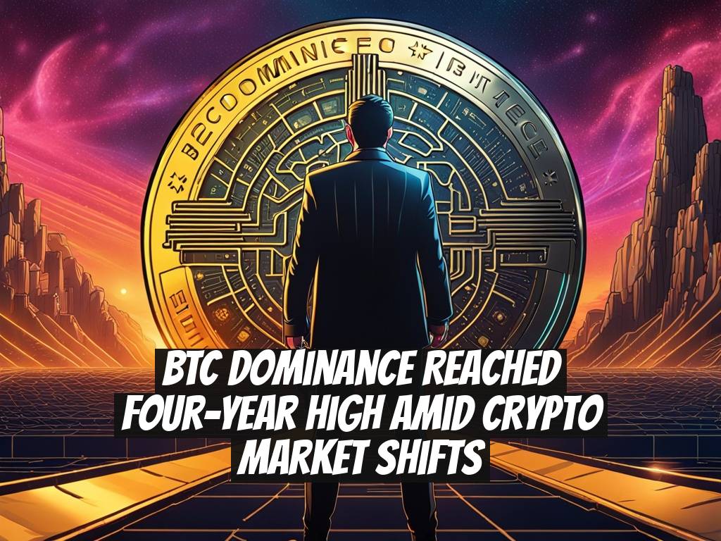 BTC Dominance Reached Four-Year High Amid Crypto Market Shifts