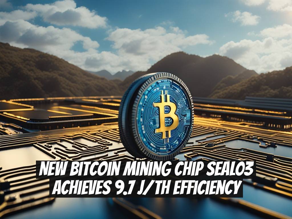 New Bitcoin Mining Chip SEAL03 Achieves 9.7 J/TH Efficiency