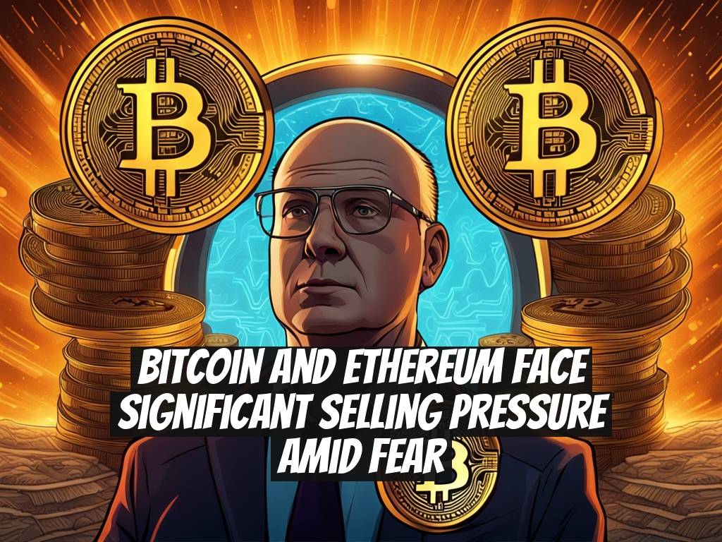 Bitcoin and Ethereum Face Significant Selling Pressure Amid Fear