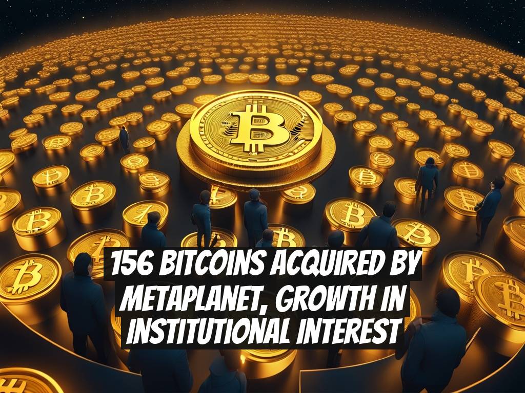 156 Bitcoins Acquired by Metaplanet, Growth in Institutional Interest