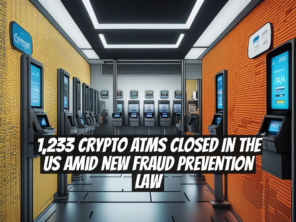 1,233 Crypto ATMs Closed in the US Amid New Fraud Prevention Law