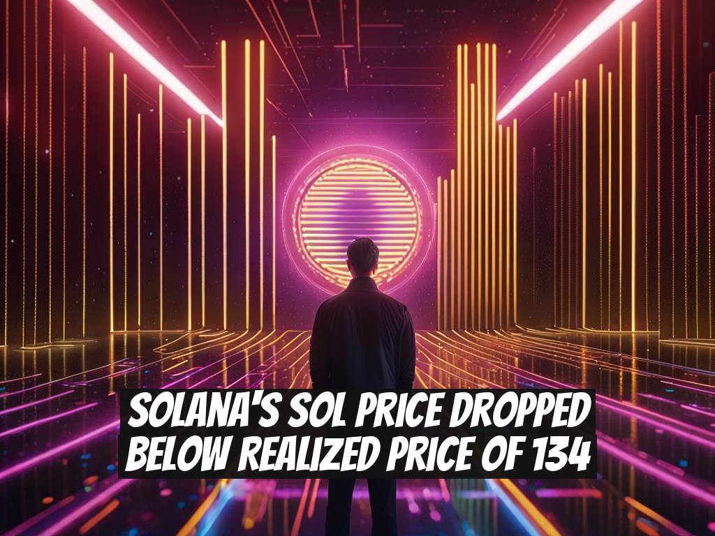 Solana's SOL Price Dropped Below Realized Price of 134