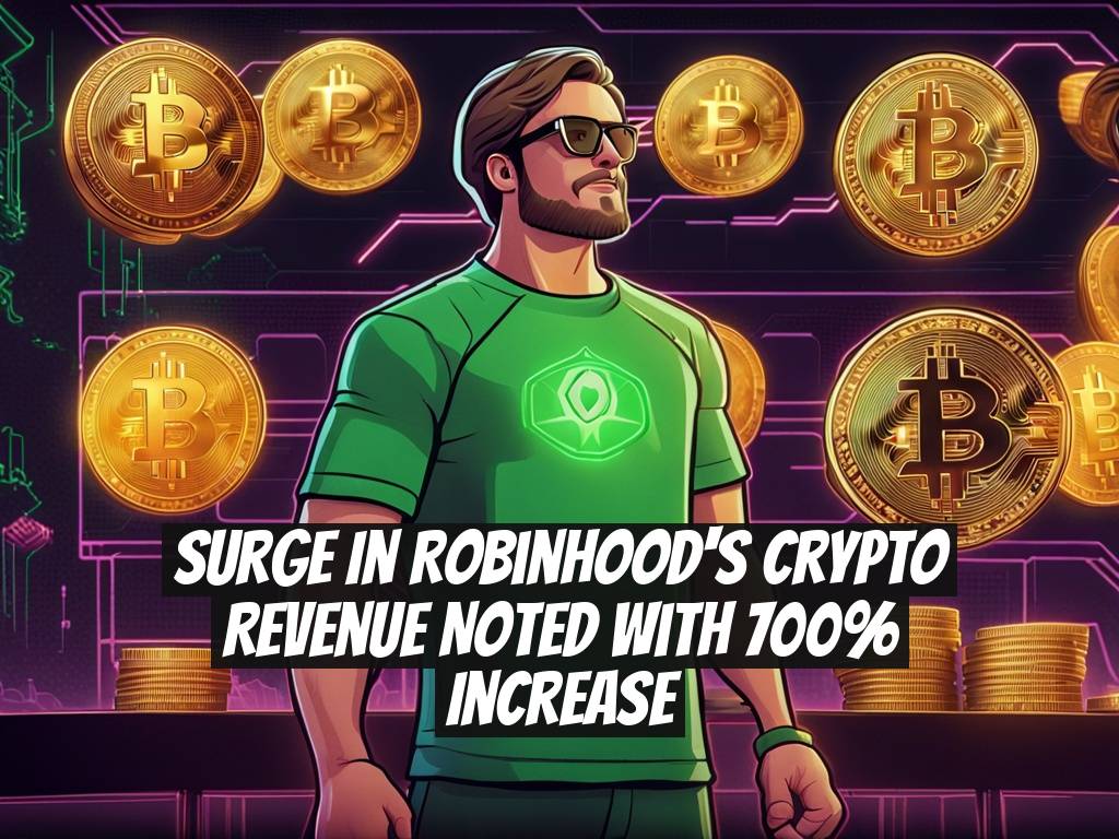 Surge in Robinhood's Crypto Revenue Noted with 700% Increase