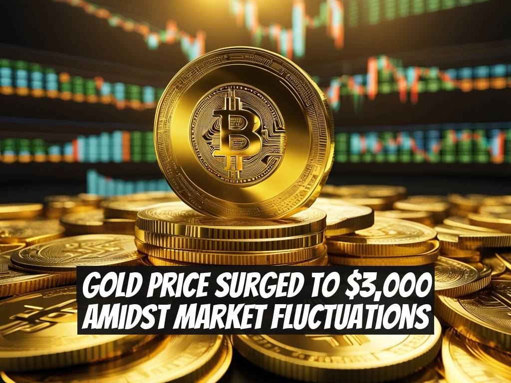 Gold Price Surged to $3,000 Amidst Market Fluctuations
