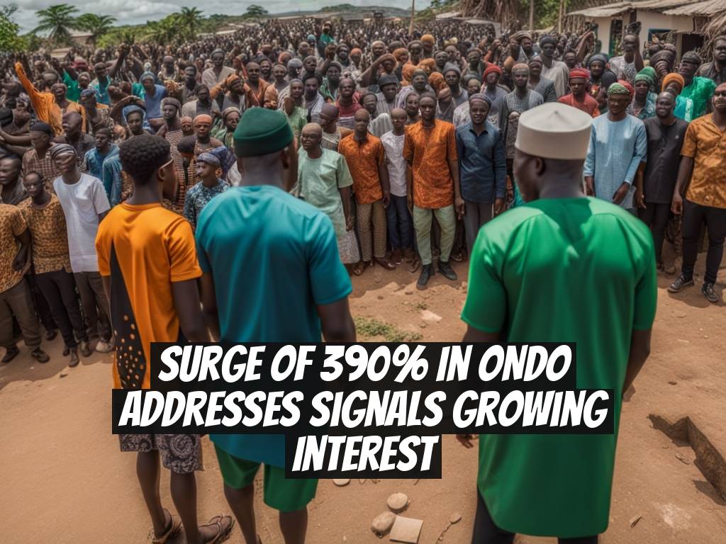 Surge of 390% in ONDO Addresses Signals Growing Interest