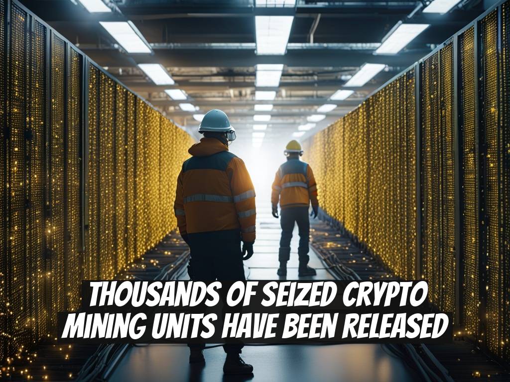Thousands of Seized Crypto Mining Units Have Been Released
