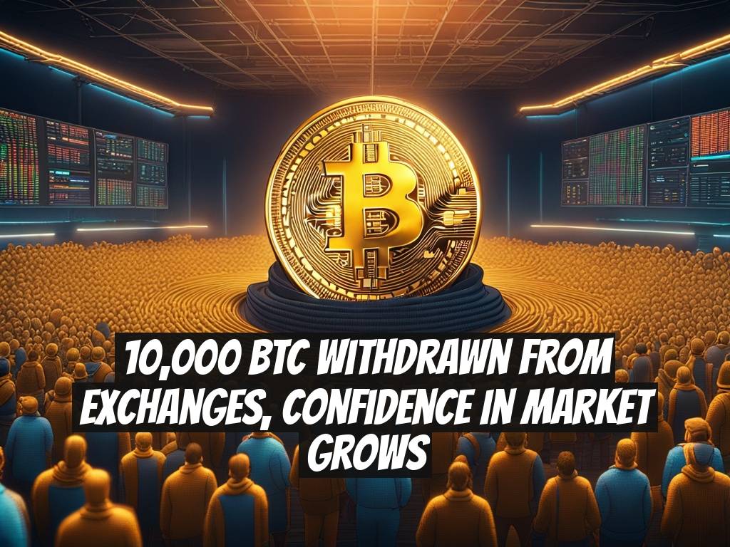 10,000 BTC Withdrawn from Exchanges, Confidence in Market Grows