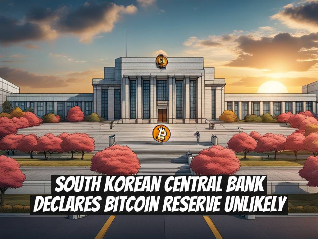 South Korean Central Bank Declares Bitcoin Reserve Unlikely