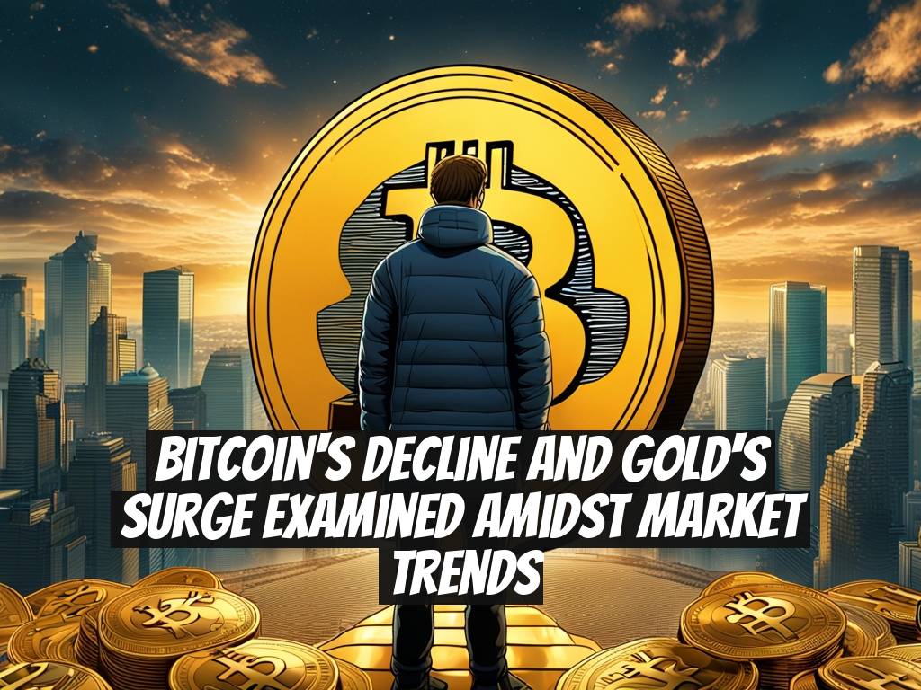 Bitcoin's Decline and Gold's Surge Examined Amidst Market Trends