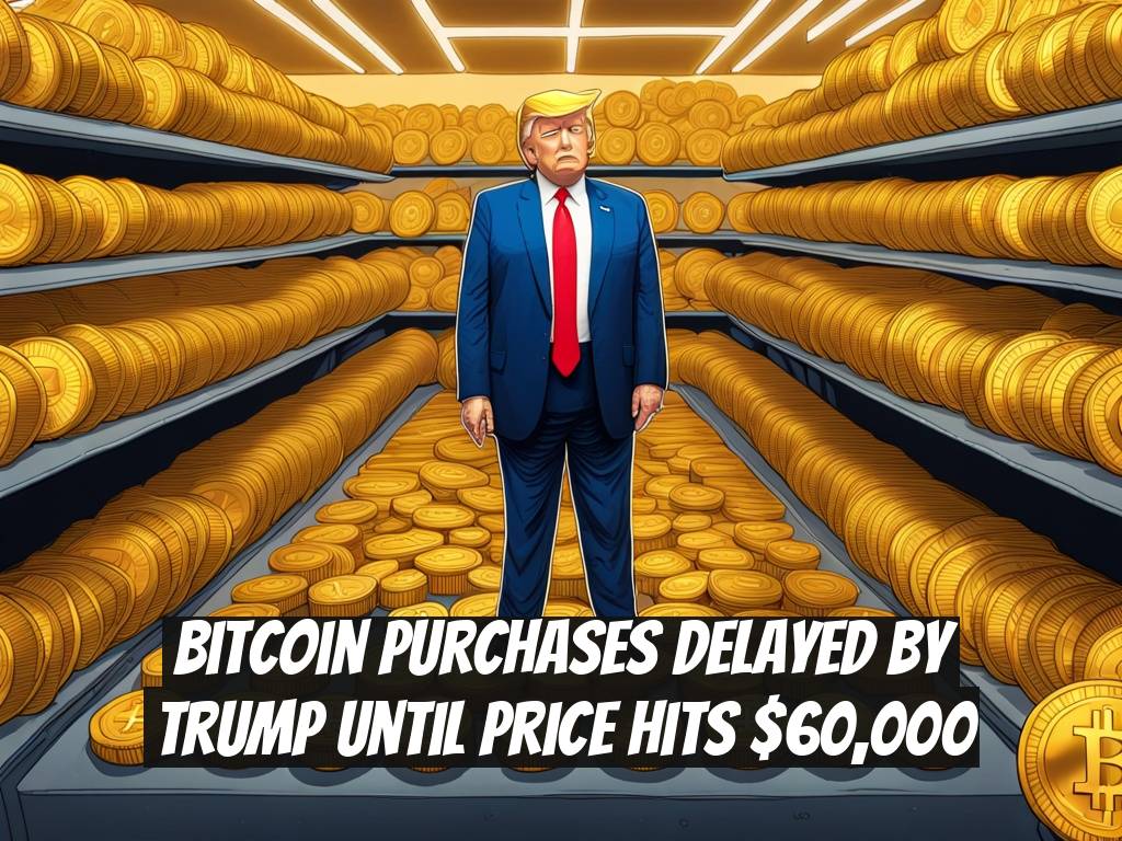 Bitcoin Purchases Delayed by Trump Until Price Hits $60,000