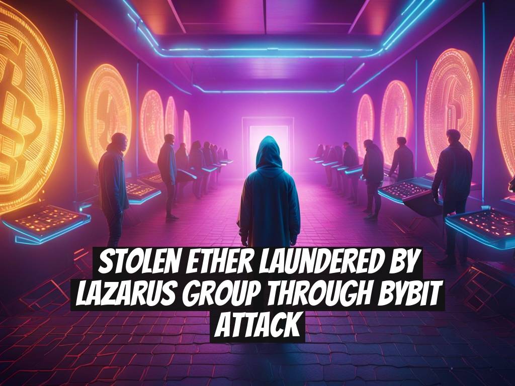 Stolen Ether Laundered by Lazarus Group Through Bybit Attack