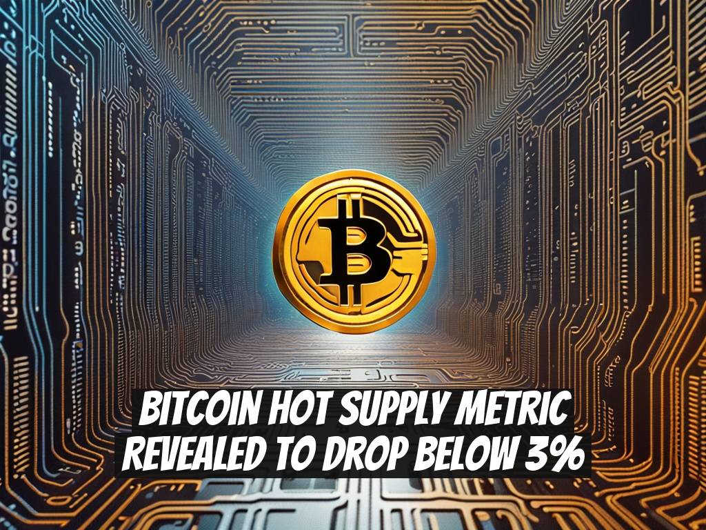 Bitcoin Hot Supply Metric Revealed to Drop Below 3%