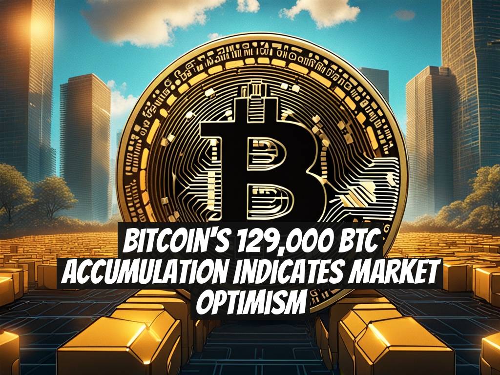 Bitcoin's 129,000 BTC Accumulation Indicates Market Optimism