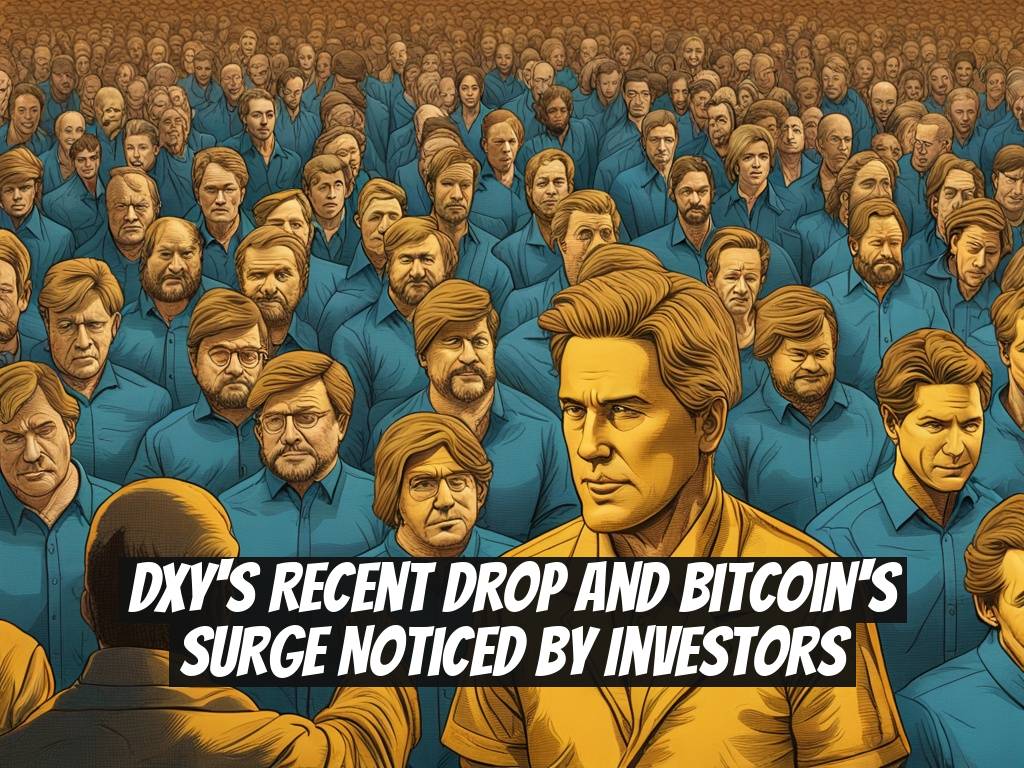 DXY's Recent Drop and Bitcoin's Surge Noticed by Investors