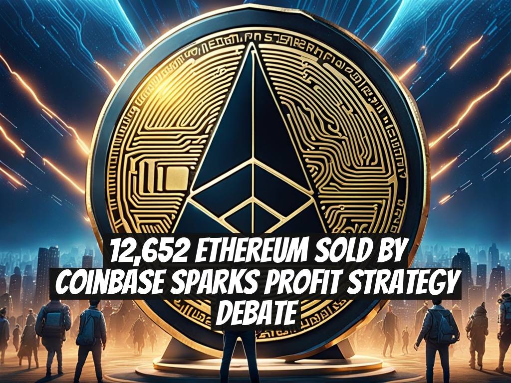 12,652 Ethereum Sold by Coinbase Sparks Profit Strategy Debate