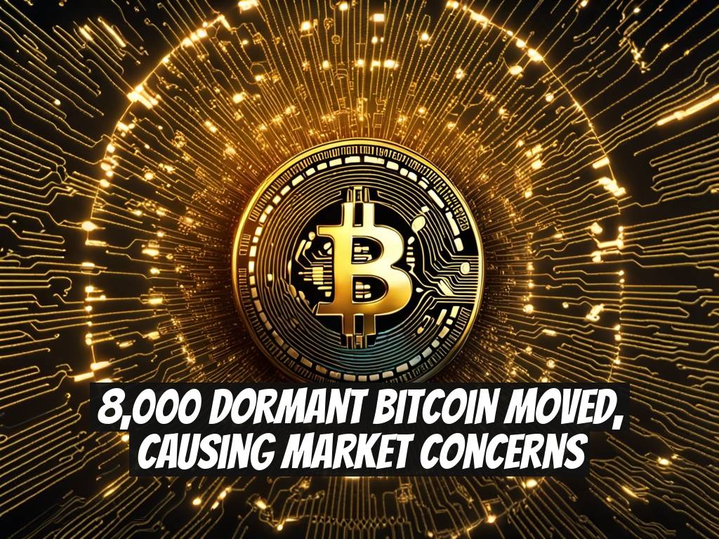 8,000 Dormant Bitcoin Moved, Causing Market Concerns