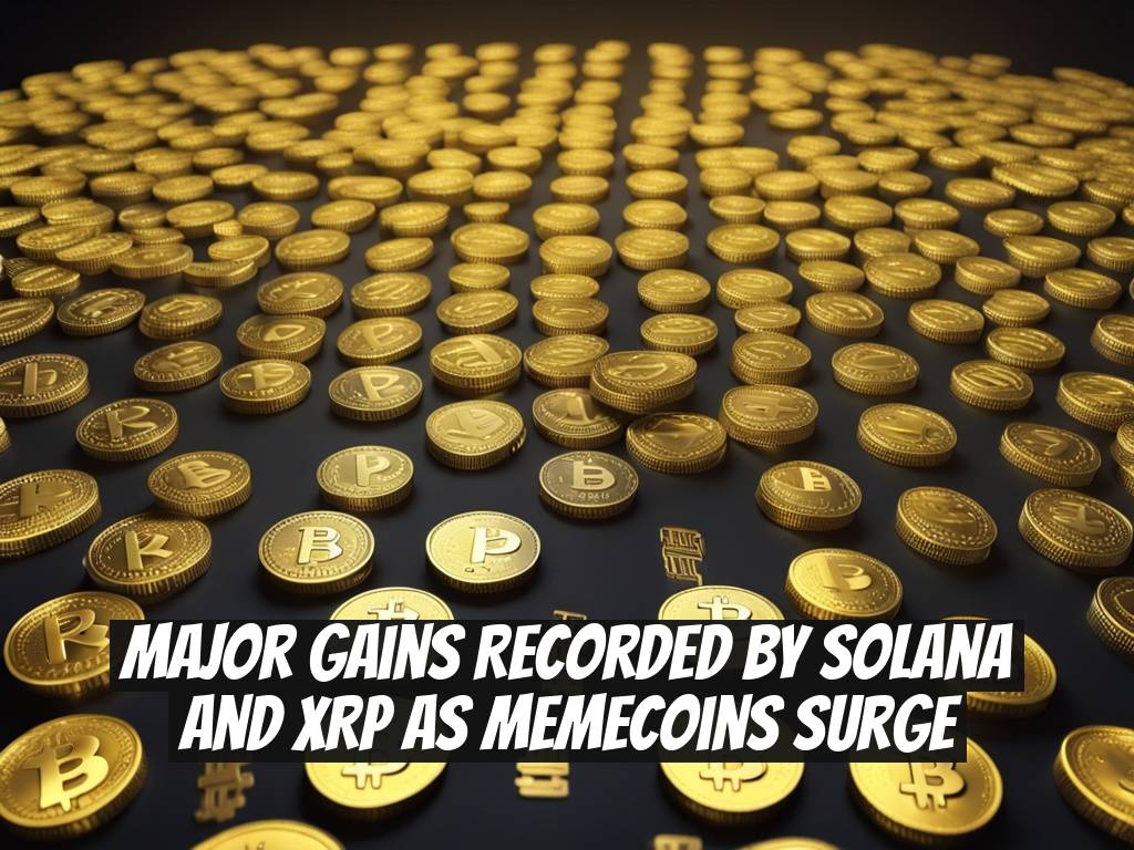 Major Gains Recorded by Solana and XRP as Memecoins Surge