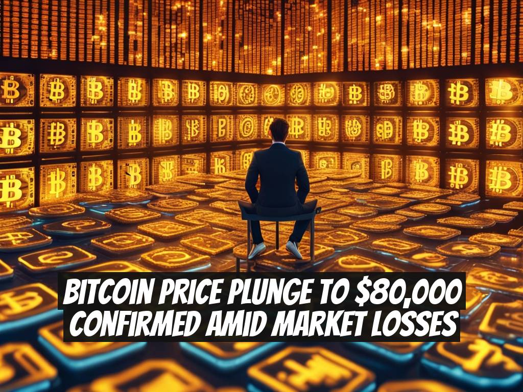 Bitcoin Price Plunge to $80,000 Confirmed Amid Market Losses