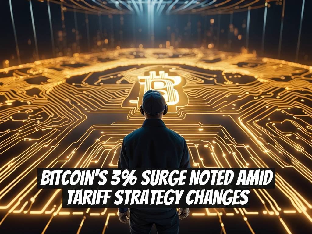 Bitcoin's 3% Surge Noted Amid Tariff Strategy Changes