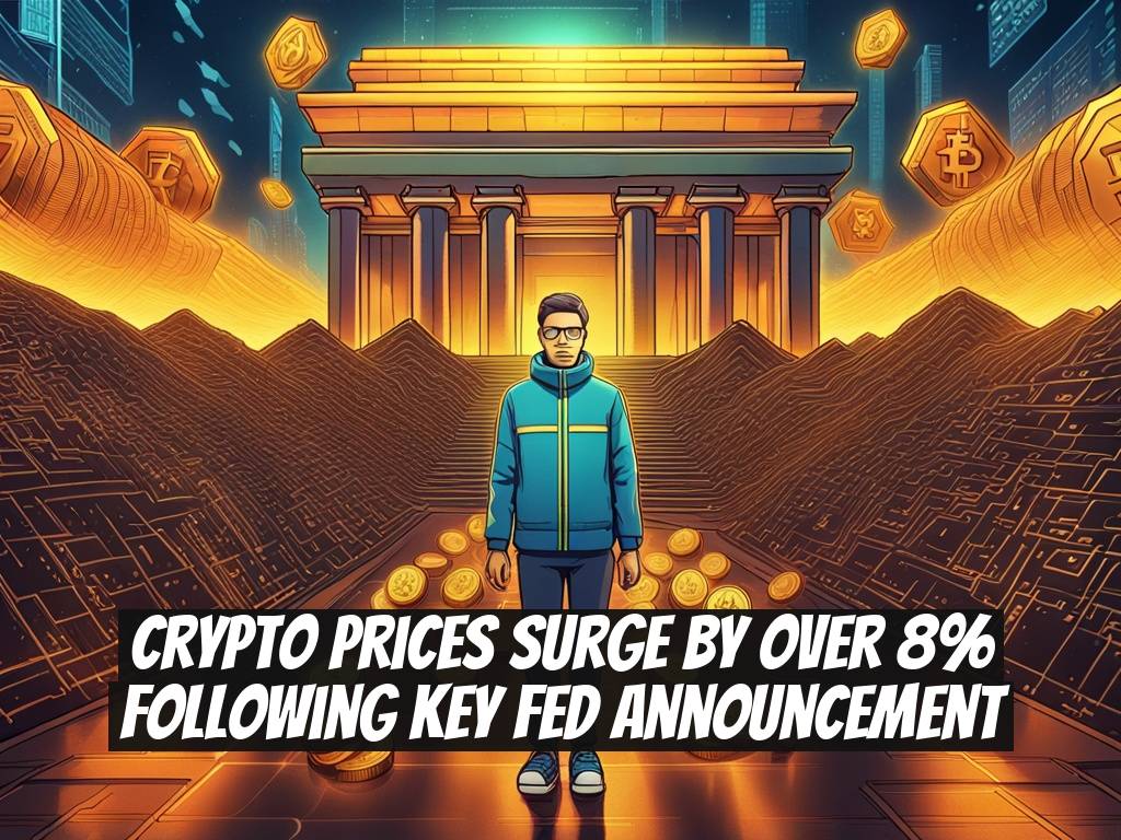 Crypto Prices Surge by Over 8% Following Key Fed Announcement