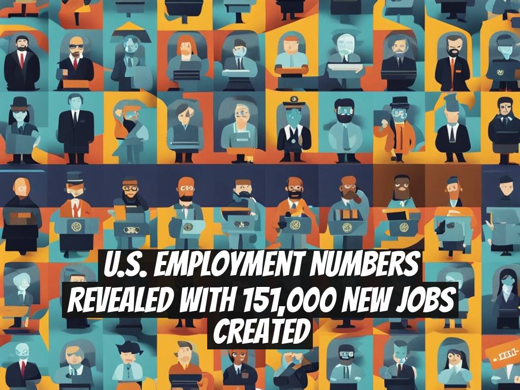 U.S. Employment Numbers Revealed with 151,000 New Jobs Created