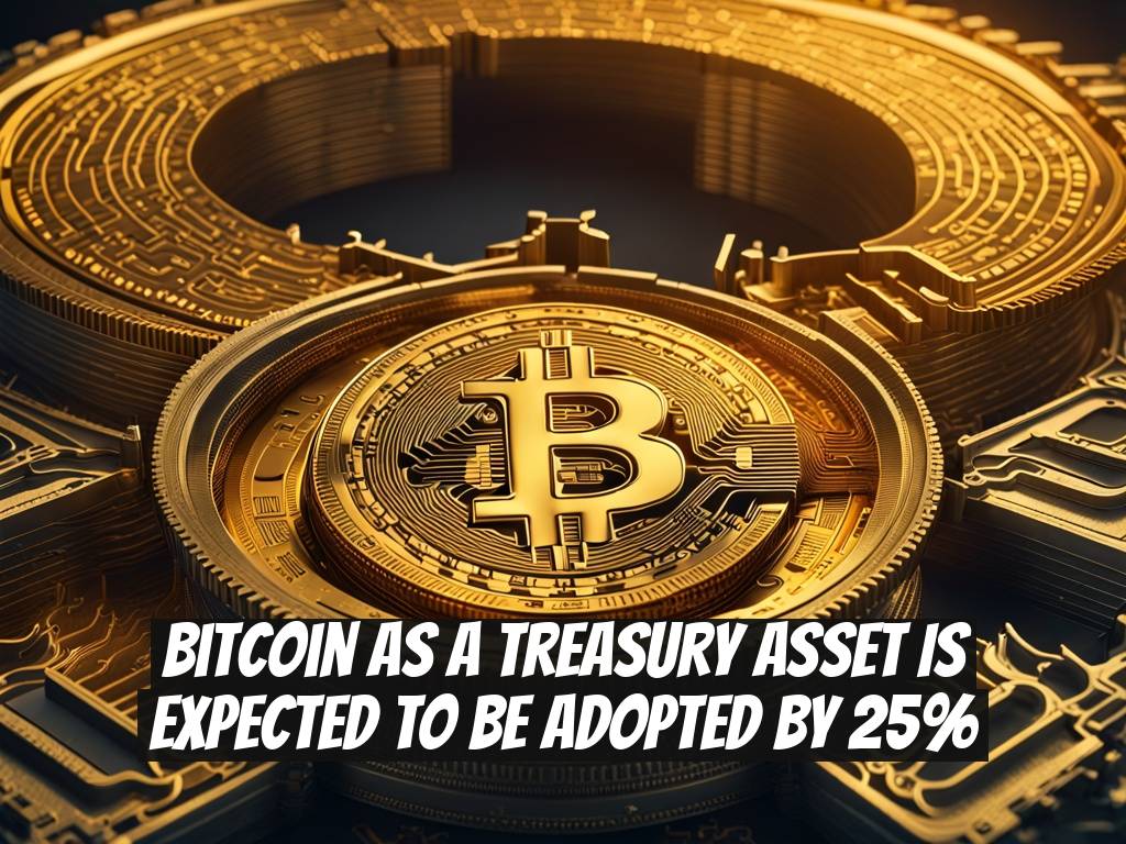 Bitcoin as a Treasury Asset is Expected to Be Adopted by 25%
