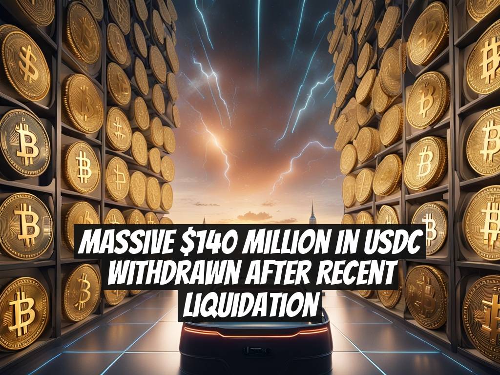 Massive $140 Million in USDC Withdrawn After Recent Liquidation