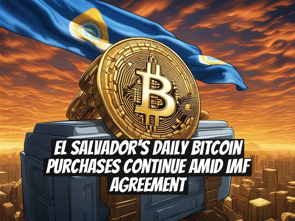 El Salvador's Daily Bitcoin Purchases Continue Amid IMF Agreement