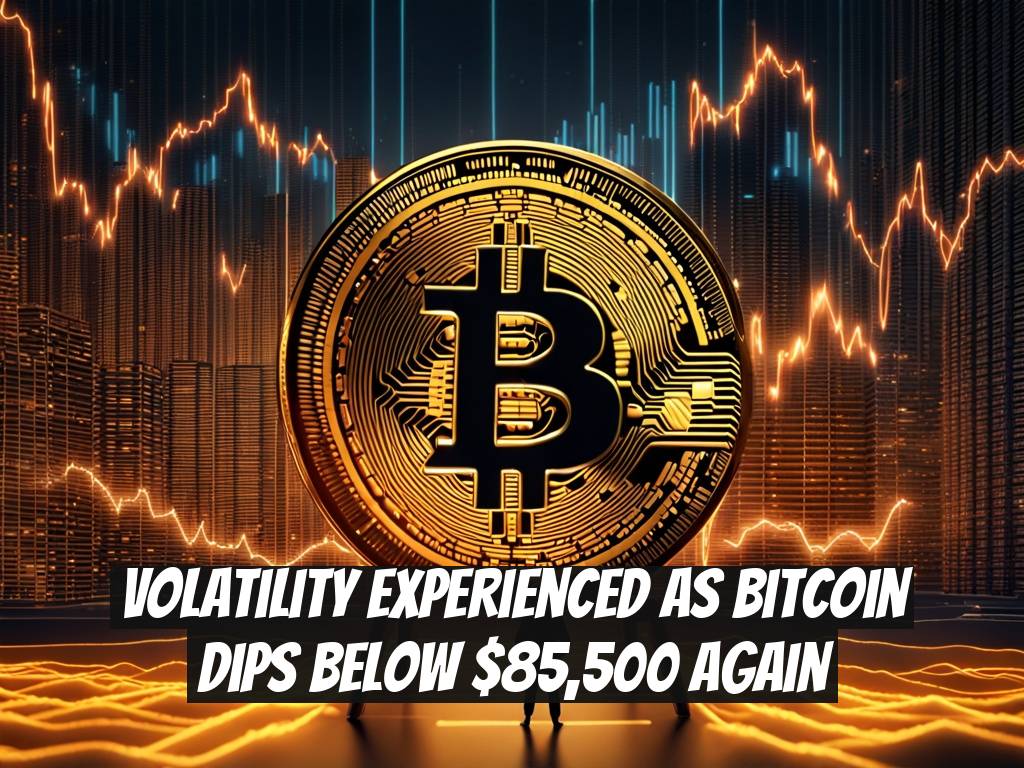Volatility Experienced as Bitcoin Dips Below $85,500 Again