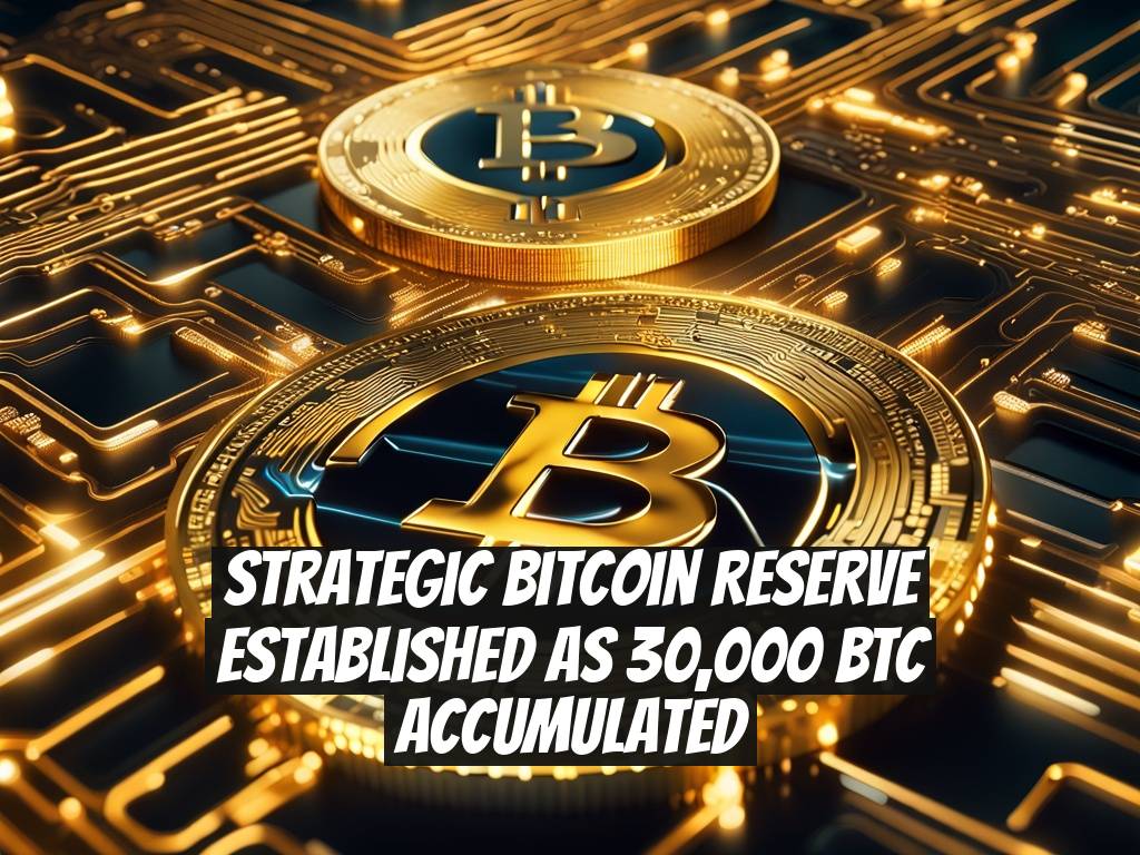 Strategic Bitcoin Reserve Established as 30,000 BTC Accumulated