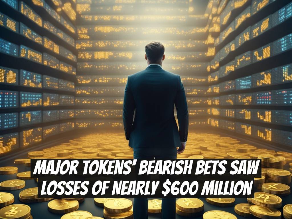 Major Tokens' Bearish Bets Saw Losses of Nearly $600 Million