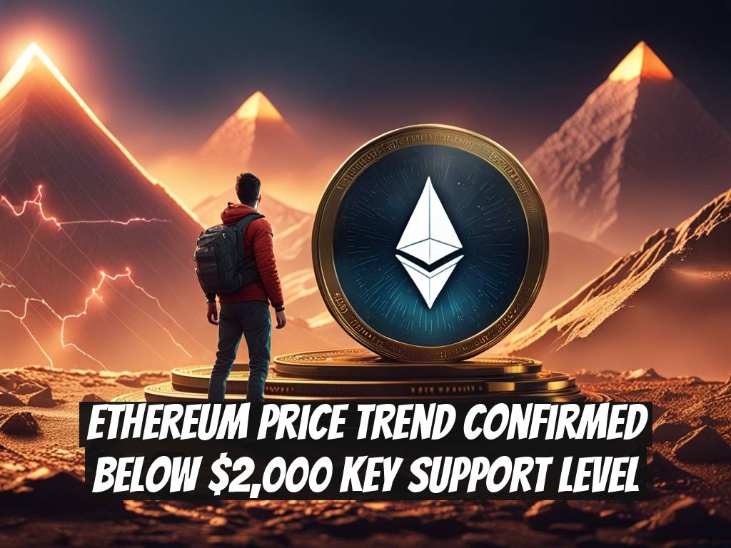 Ethereum Price Trend Confirmed Below $2,000 Key Support Level
