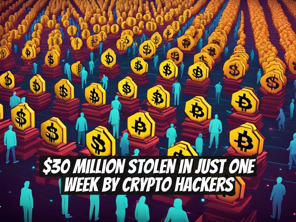 $30 Million Stolen in Just One Week by Crypto Hackers