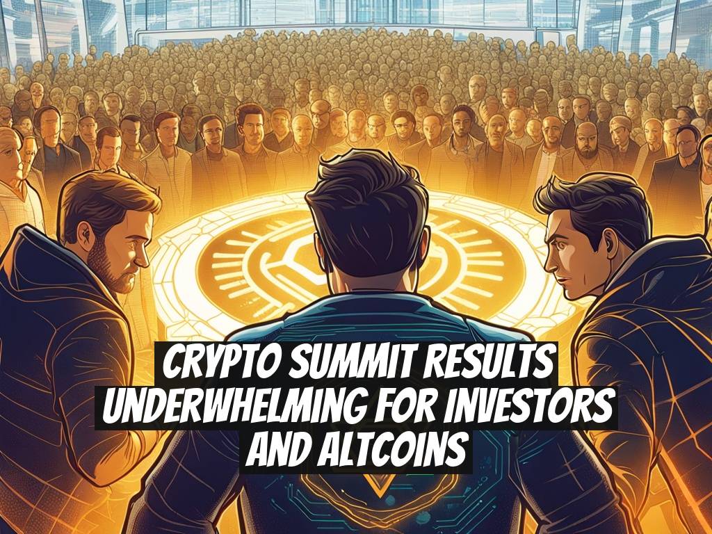 Crypto Summit Results Underwhelming for Investors and Altcoins