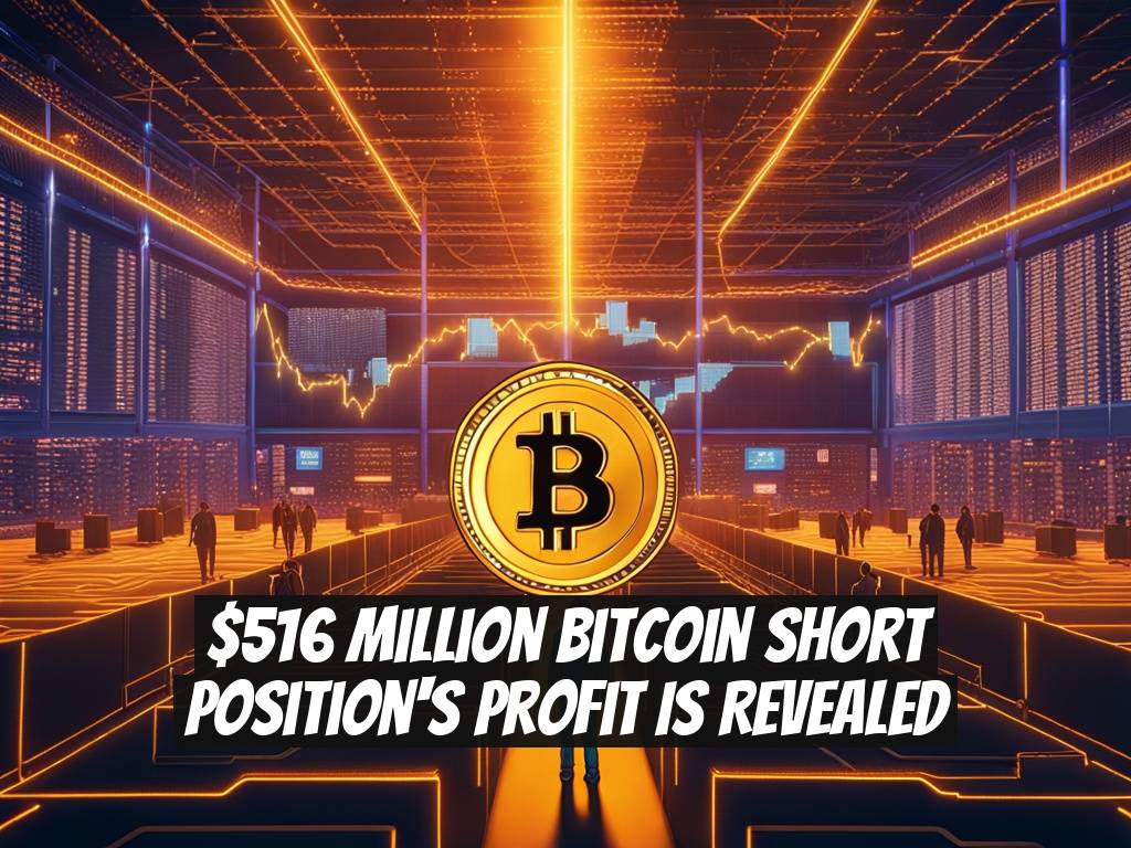 $516 Million Bitcoin Short Position's Profit Is Revealed