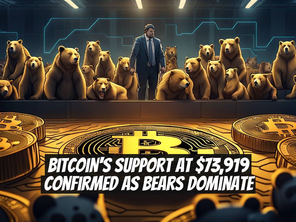 Bitcoin's Support at $73,919 Confirmed as Bears Dominate