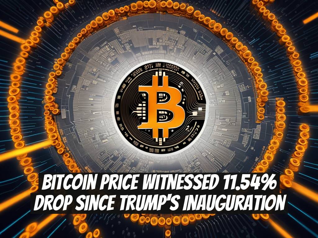 Bitcoin Price Witnessed 11.54% Drop Since Trump's Inauguration