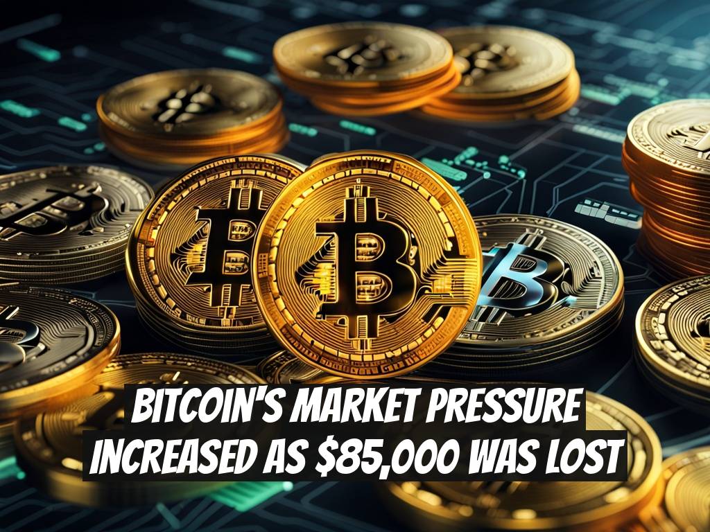 Bitcoin's Market Pressure Increased as $85,000 Was Lost