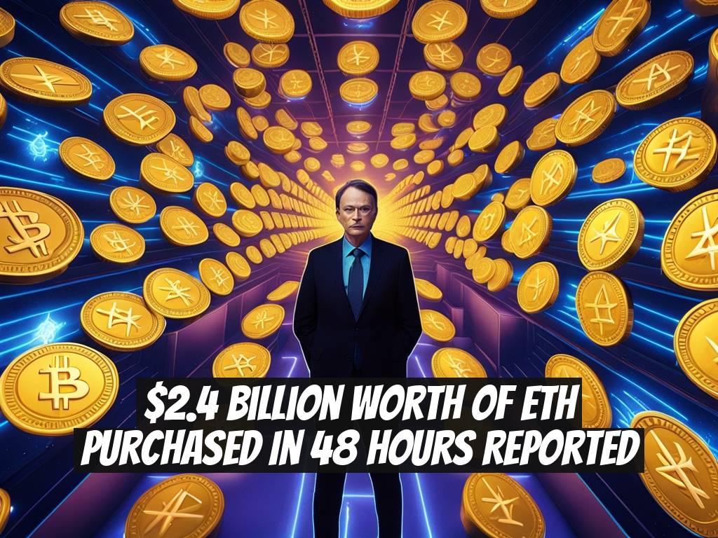 $2.4 Billion Worth of ETH Purchased in 48 Hours Reported