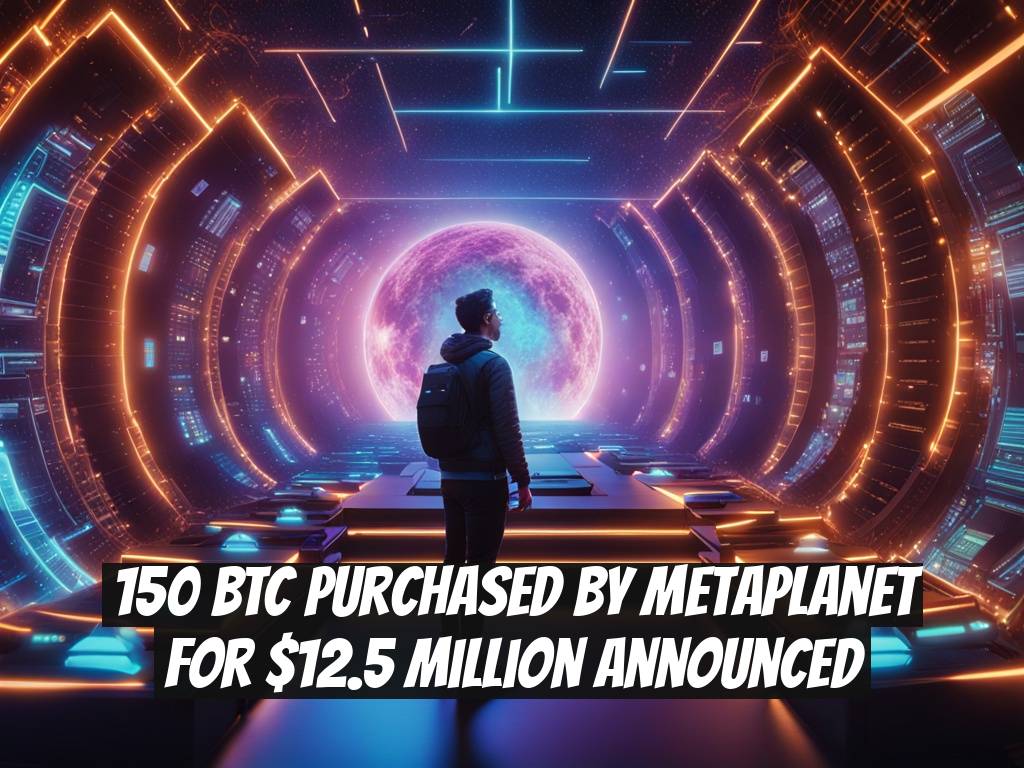 150 BTC Purchased by Metaplanet for $12.5 Million Announced