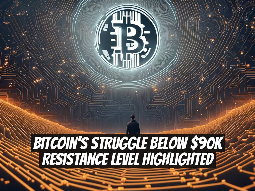 Bitcoin's Struggle Below $90K Resistance Level Highlighted